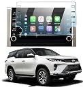 Safety Accessories Company Fitted Infotainment System Screen Protector Glass for Toyota Fortuner Legender 4X2 AT 2.8 Legender (8 inch) 2023-Running Clear Glossy Guard : 1 gallery image