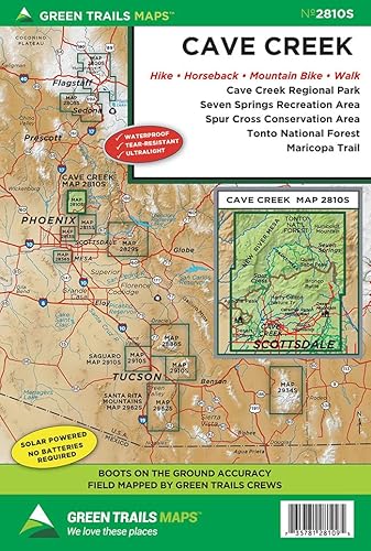 Cave Creek, AZ No. 2810S (Green Trails Maps)