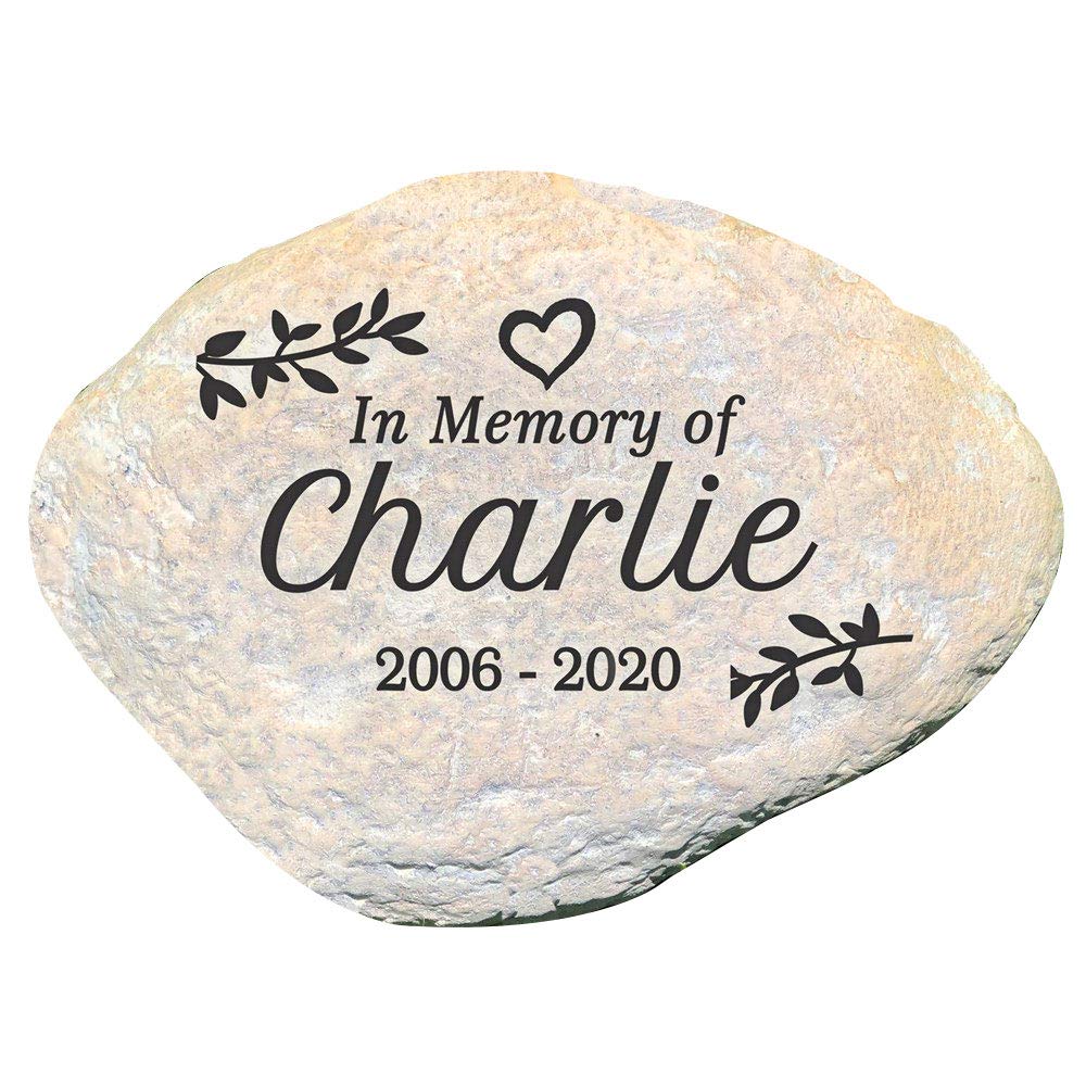 GiftsForYouNow Engraved in Memory of Large Garden Stone, Large