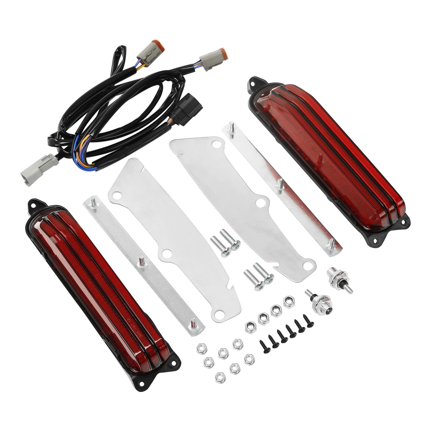 TCMT Rear Fender Fascia LED Brake Turn Tail Lights Fit For Harley Touring Road King Road Glide Street Glide Electra Glide Ultra Limited 2014-2023