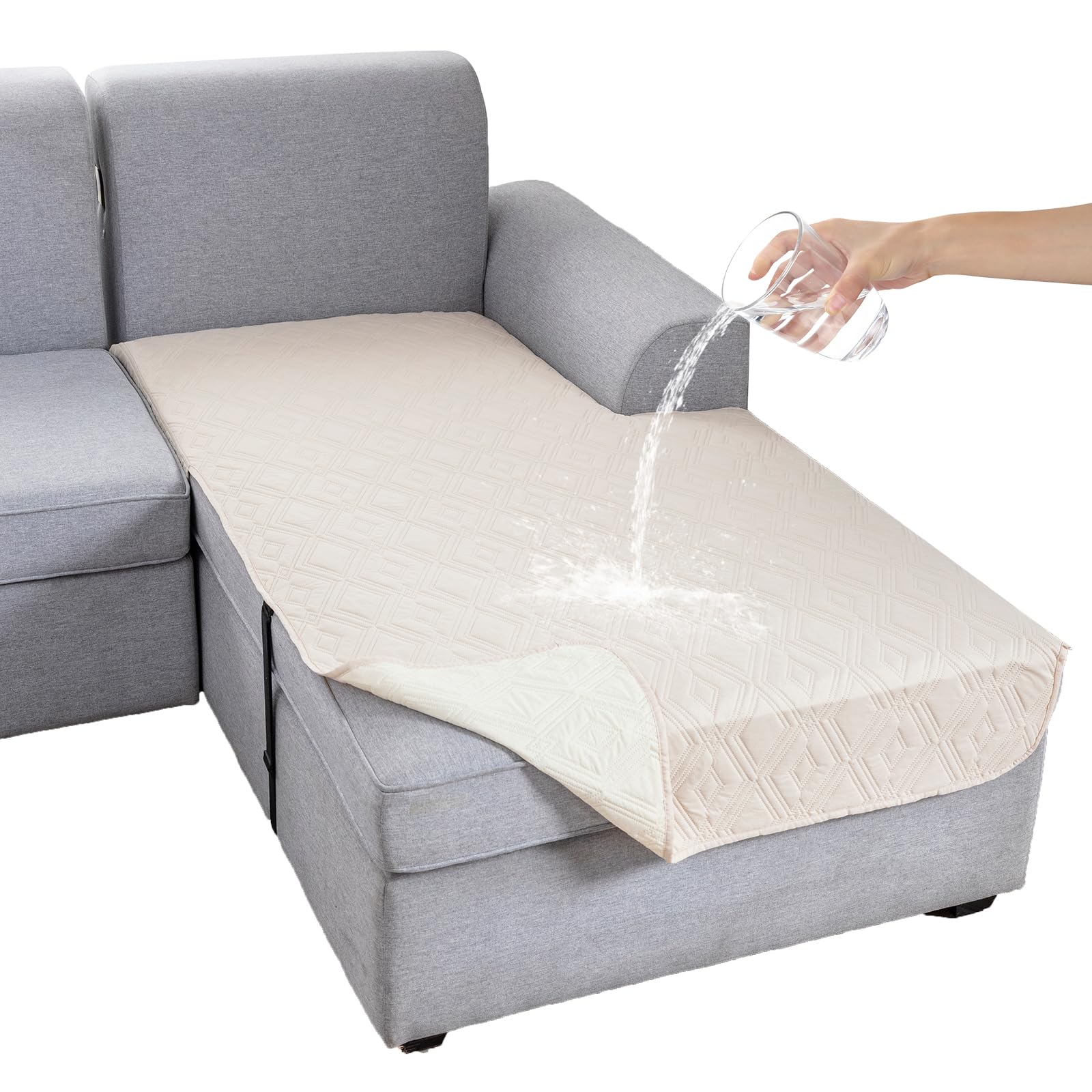 Photo 1 of Genina Waterproof Sectional Couch Cover
