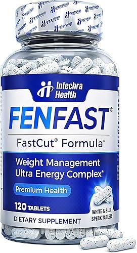 Pastillas FASTCUT para la dieta que funcionan para el control de peso, las mejores pastillas para la dieta + potente impulso de energía, 120