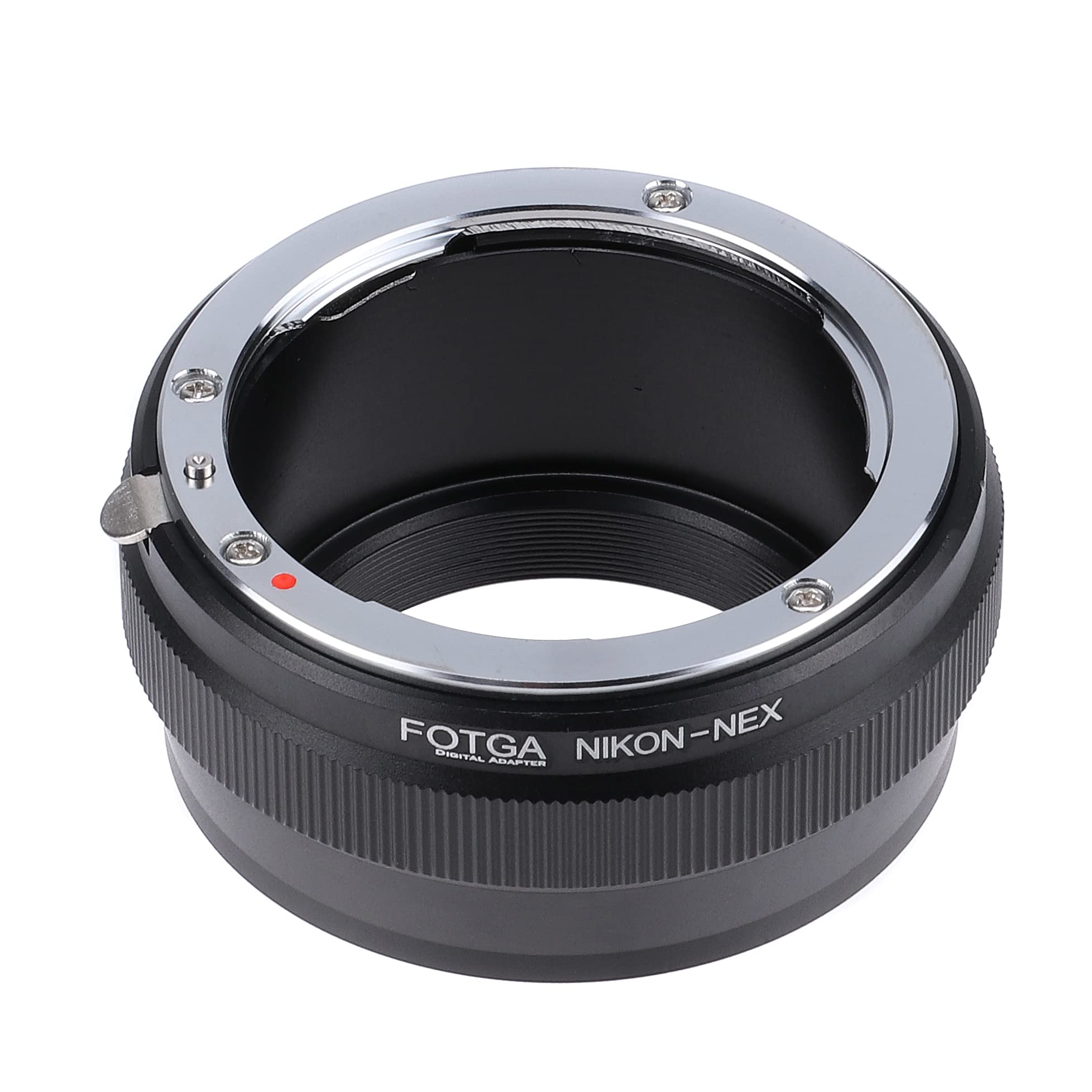 Fotga Convertitore per obiettivo Nikon AI AI-S F-mount obiettivo su Sony fotocamera reflex NEX-7 NEX-F3 A6000 A6100 A6300 A6600 A7 A7R A7S II III IV A9 II A7C A1 ZV-E10
