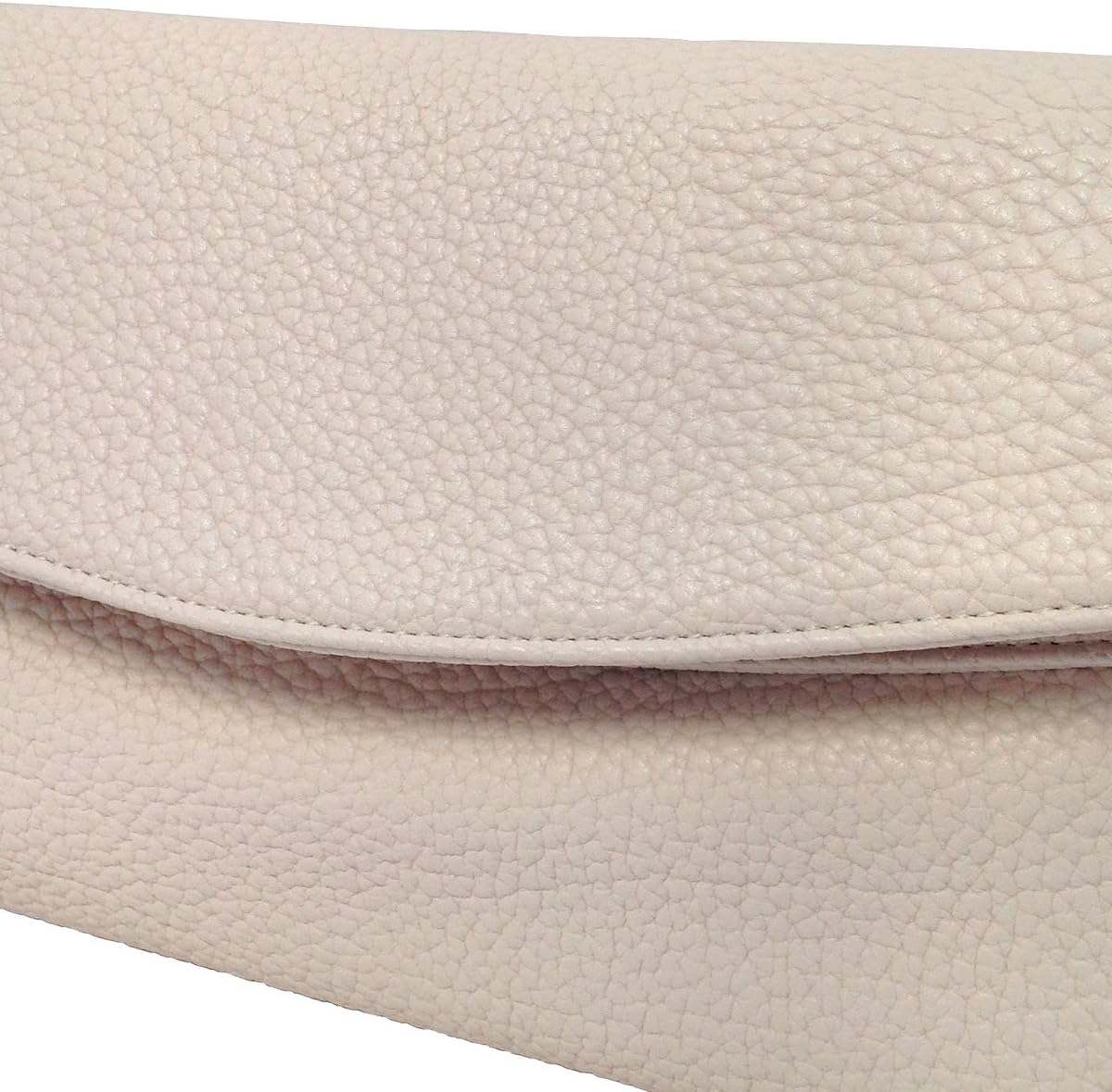 JNB Faux Leather Oversize Foldover Clutch - Image 6