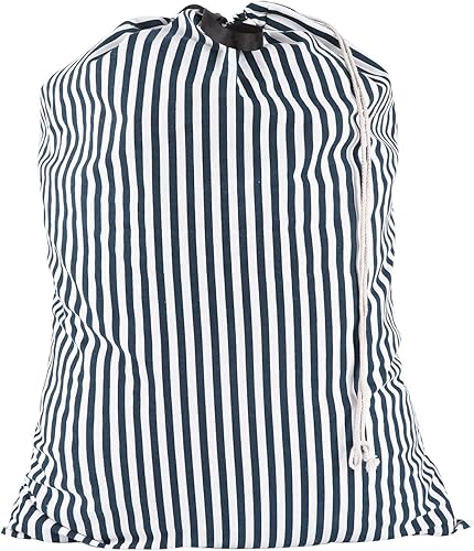 Miniatura 9 de Bolsa de lavandería SWISSELITE con asa y cordón, bolsa de lavandería grande y resistente, 28 x 40 pulgadas, bolsa de ropa sucia de viaje