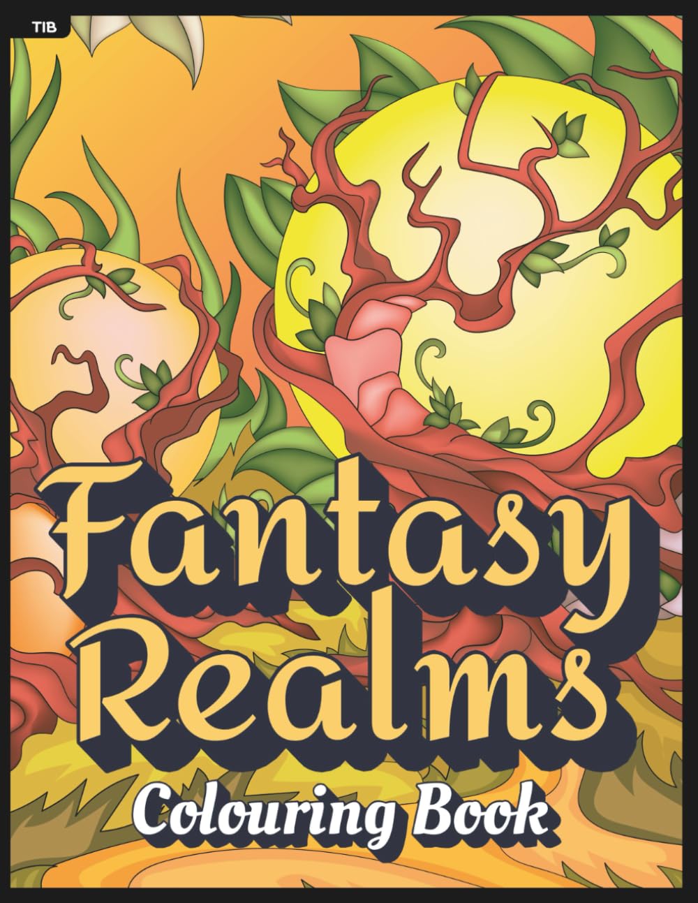 Fantasy Realms Colouring Book: A Hand-Drawn Collection of Fantasy Scenes Featuring Enchanted Forests, Castles, and Dreamy Worlds
