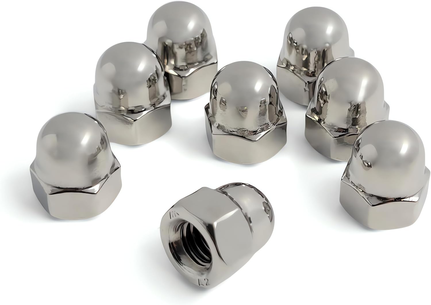 Valve Cover Nut - Compatible with Honda - Compatible with Acura engine - Stainless Steel (10 Pack) K-MOTOR