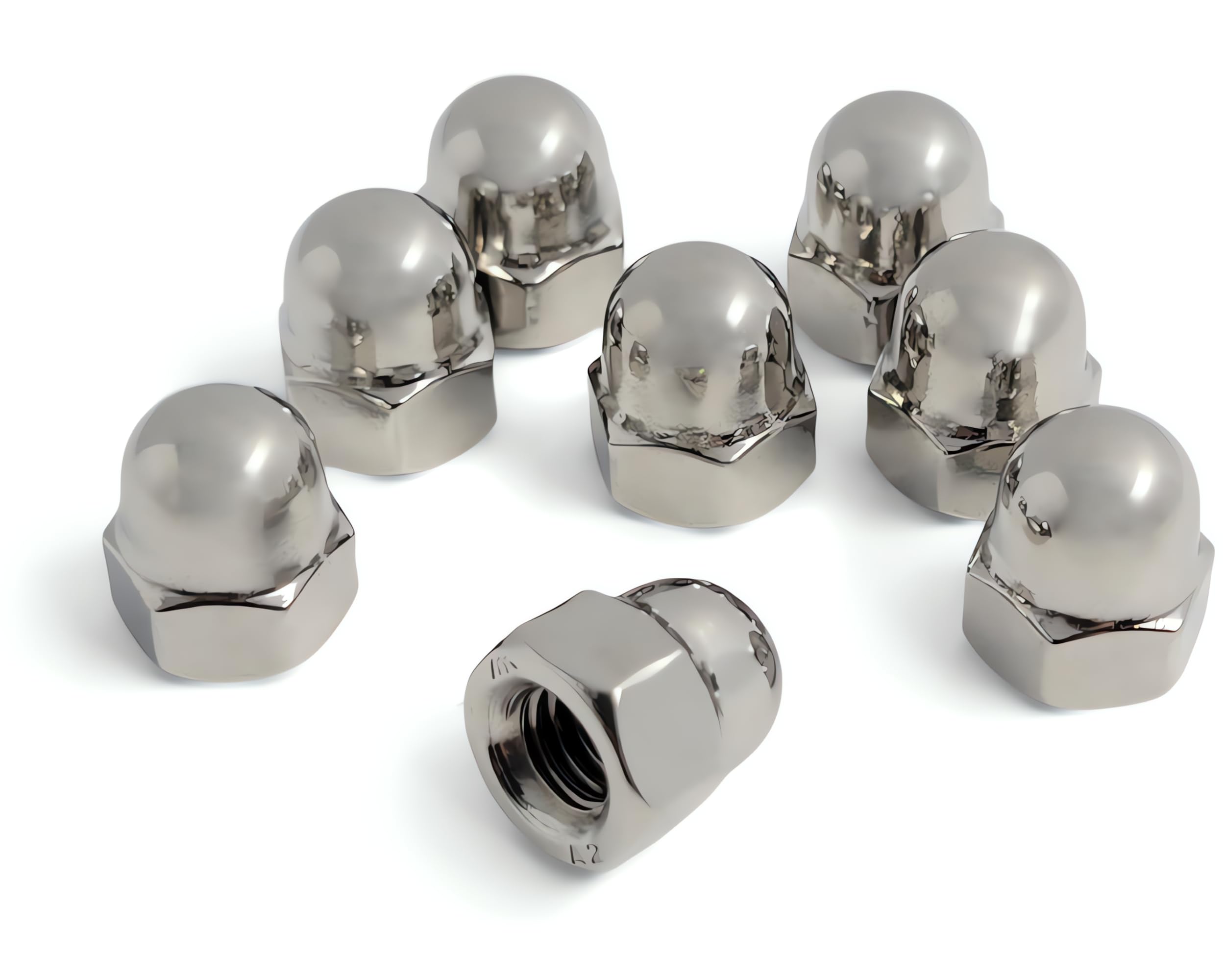 Valve Cover Nut - Compatible with Honda - Compatible with Acura engine - Stainless Steel (10 Pack) K-MOTOR