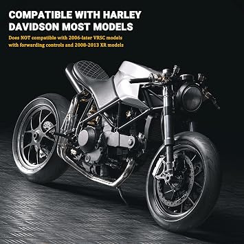 Motorcycle Shifter Peg Aluminum Alloy Dirt Bike Shifters Pegs Compatible with Harley Davidson Street Glide Road King Softail Sportster Black - Pack of 1