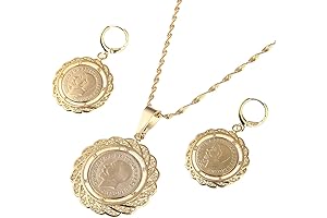 Exquisite Ethiopian Coin Jewelry Set: A Cultural Treasure