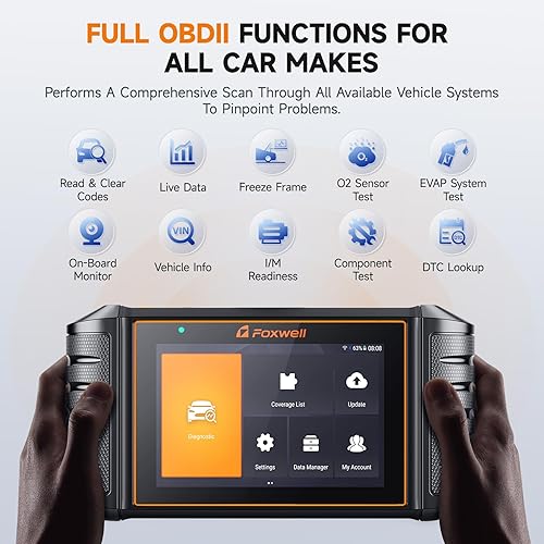 Miniatura 6 de FOXWELL NT710 apto para herramienta de escaneo de diagnóstico GM, escáner OBD2 bidireccional para todo el sistema para Chevrolet Buick GMC Cadillac,