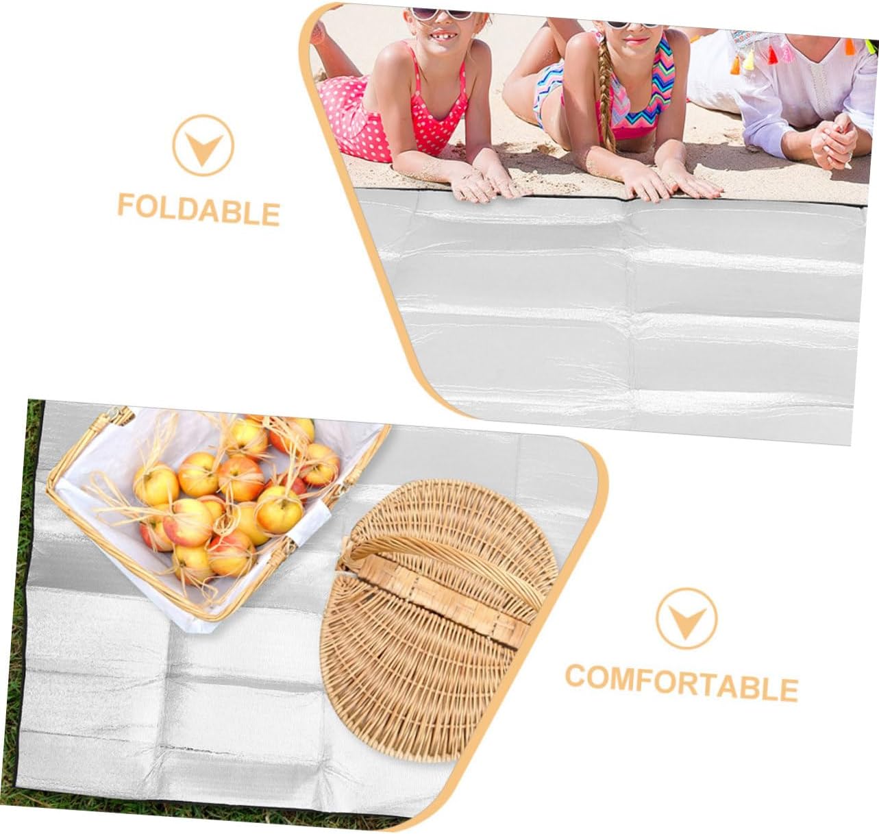 Moisture Picnic Mat Outdoor Blanket Rug for Camping Hiking Beaches Parks Epe Foam Lightweight Folding