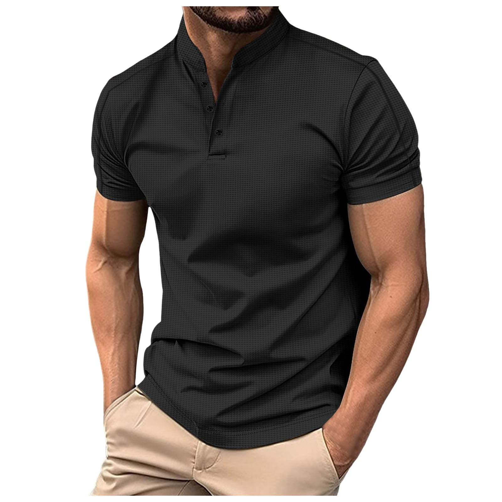 Pasqua Regalino T Shirt Uomo T-Shirt Polo Maniche Lunghe Bianca con Polsini Camicia Maglietta Palestra Compressione Manica Corta Firmata Maglia Cotone Lunga