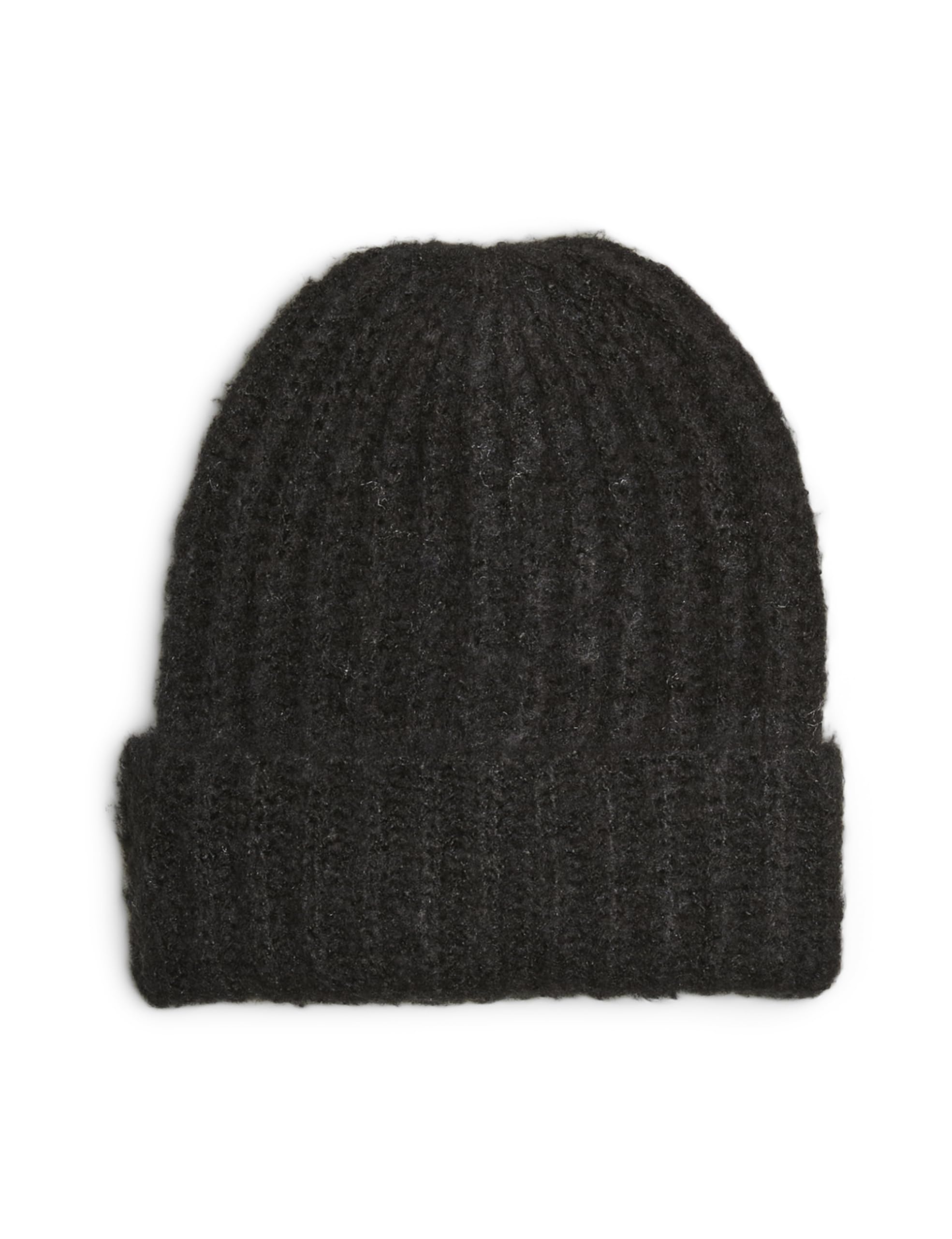 PIECES Women's Pcpyron Structured Hood Noos BC Hat - Black - One Size