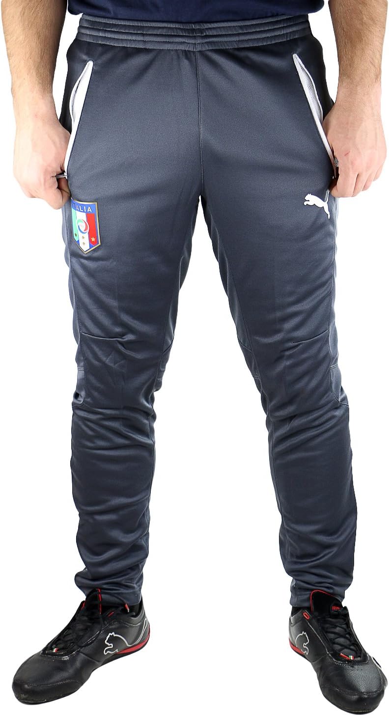Men's FIGC Italia Coach Pants, Peacoat, Large