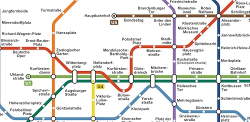 Berlin subway map