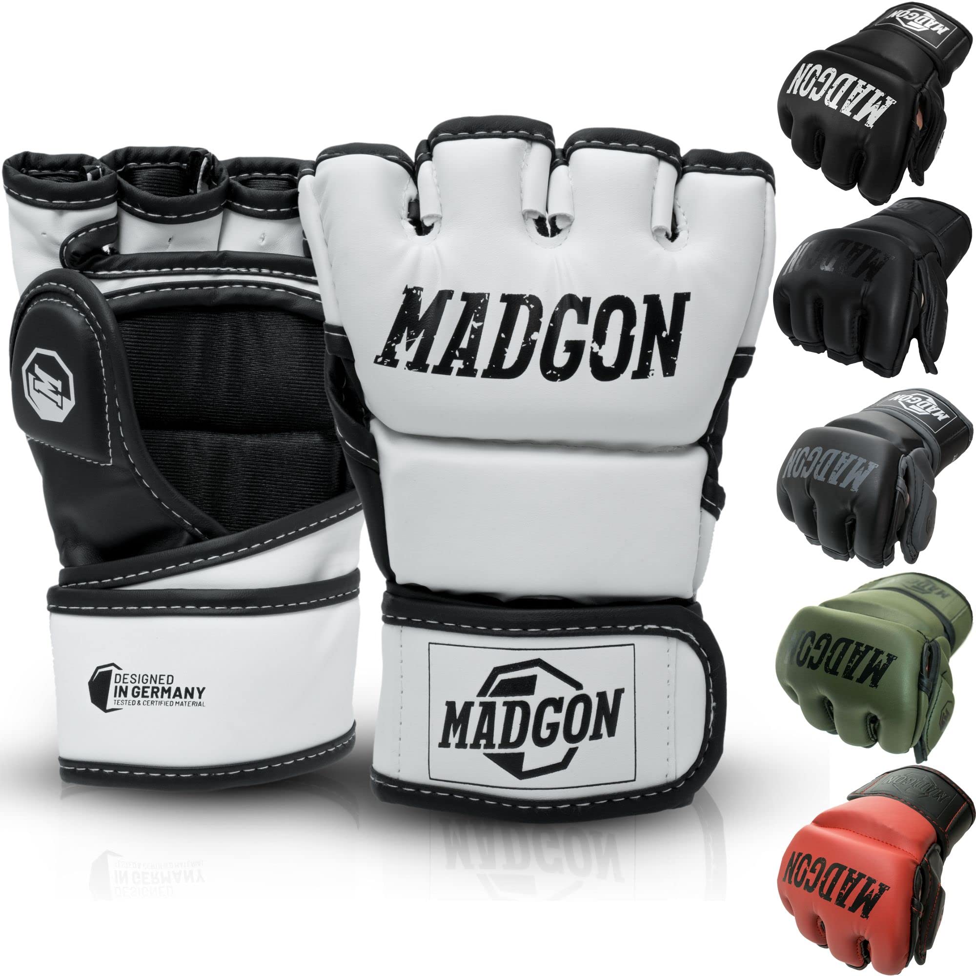 FG Bokszak handschoenen Black matte, leer - Fighting Gear