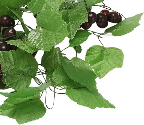 Miniatura 2 de Frobea 6 guirnaldas artificiales de vid de uva para decoración de frutas