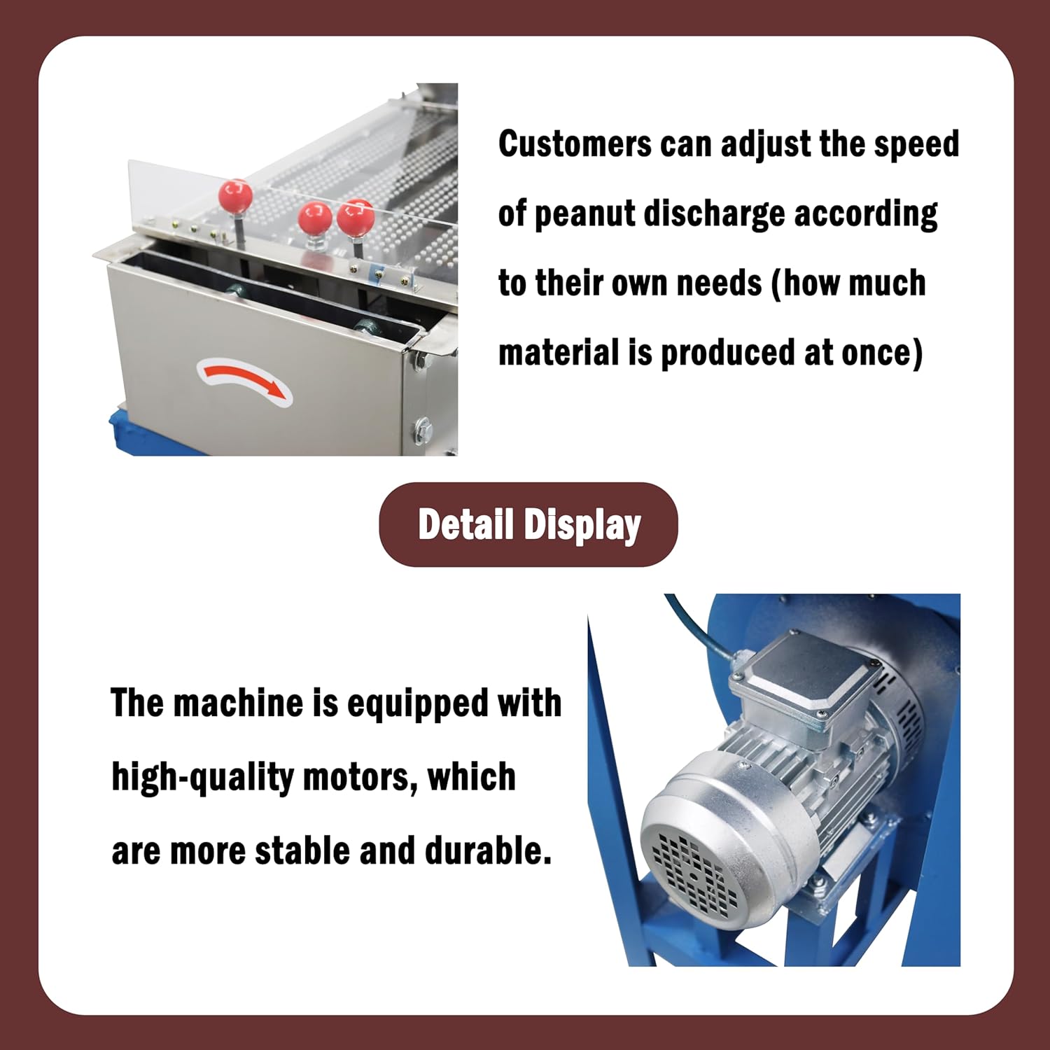 Peanut Peeling Machine Electric Peanut Sheller Peeler Machine Peel Off Peanut Skins 220V 1KW