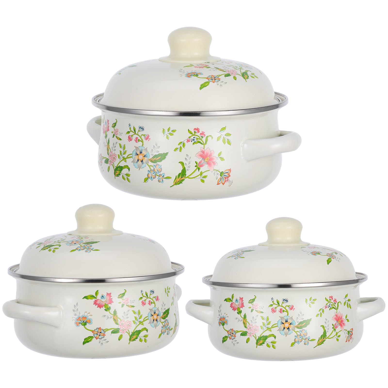 Casseroles émaillées haute température au design rétro et finitions premium