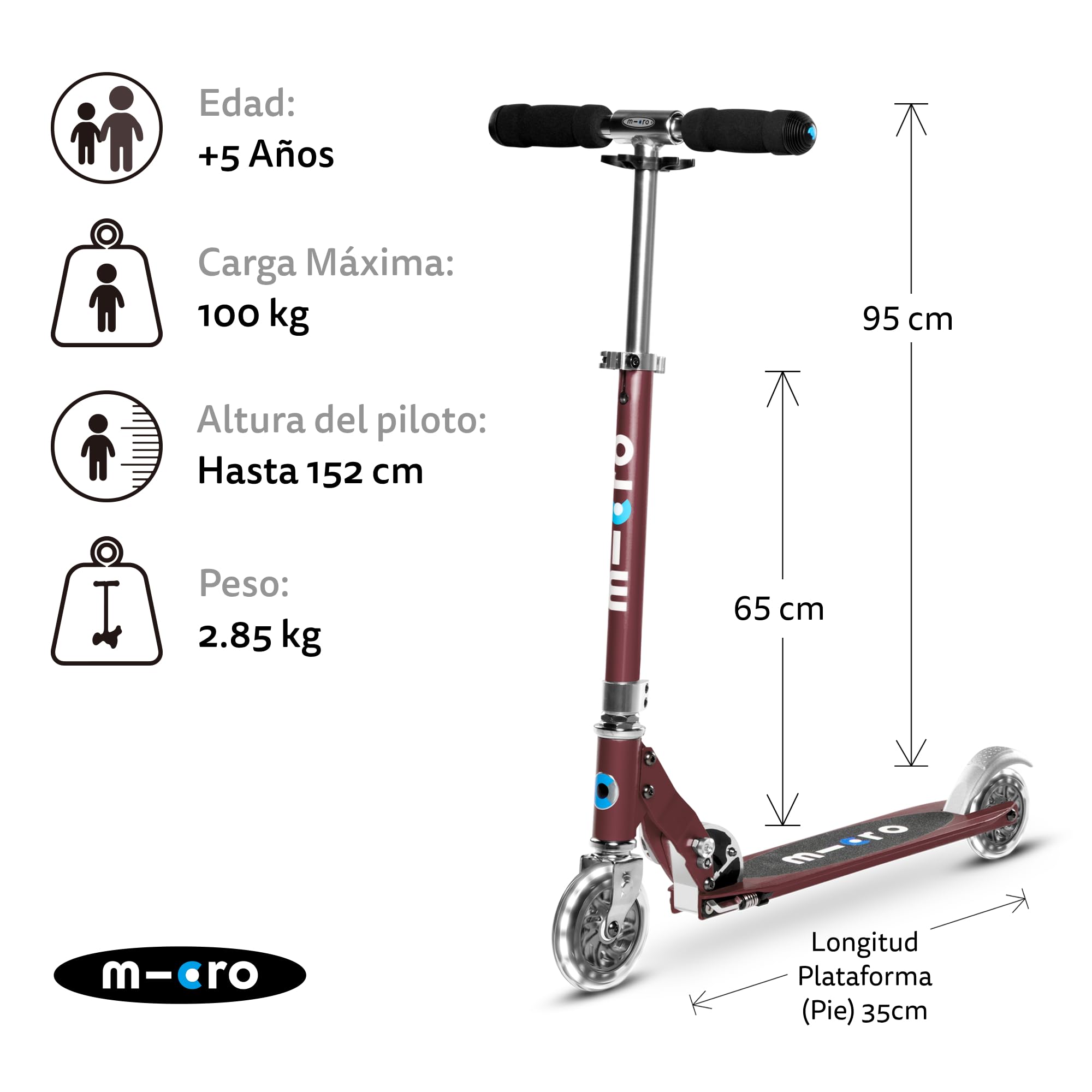 Monopattino Ruote Micro Mobility Monopatino Micro Sprite A U20ac