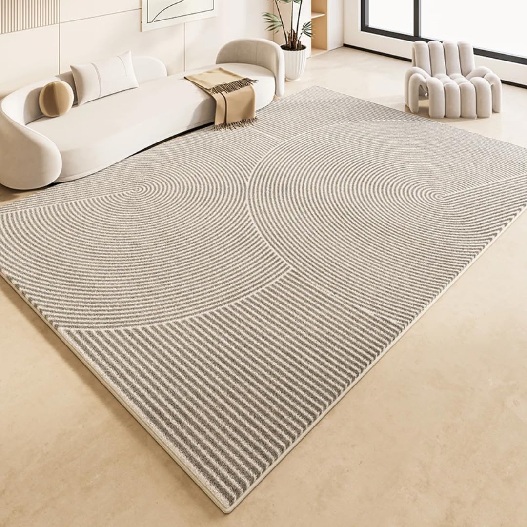 Tapis de salon moelleux 120x160 tapis peluche doux