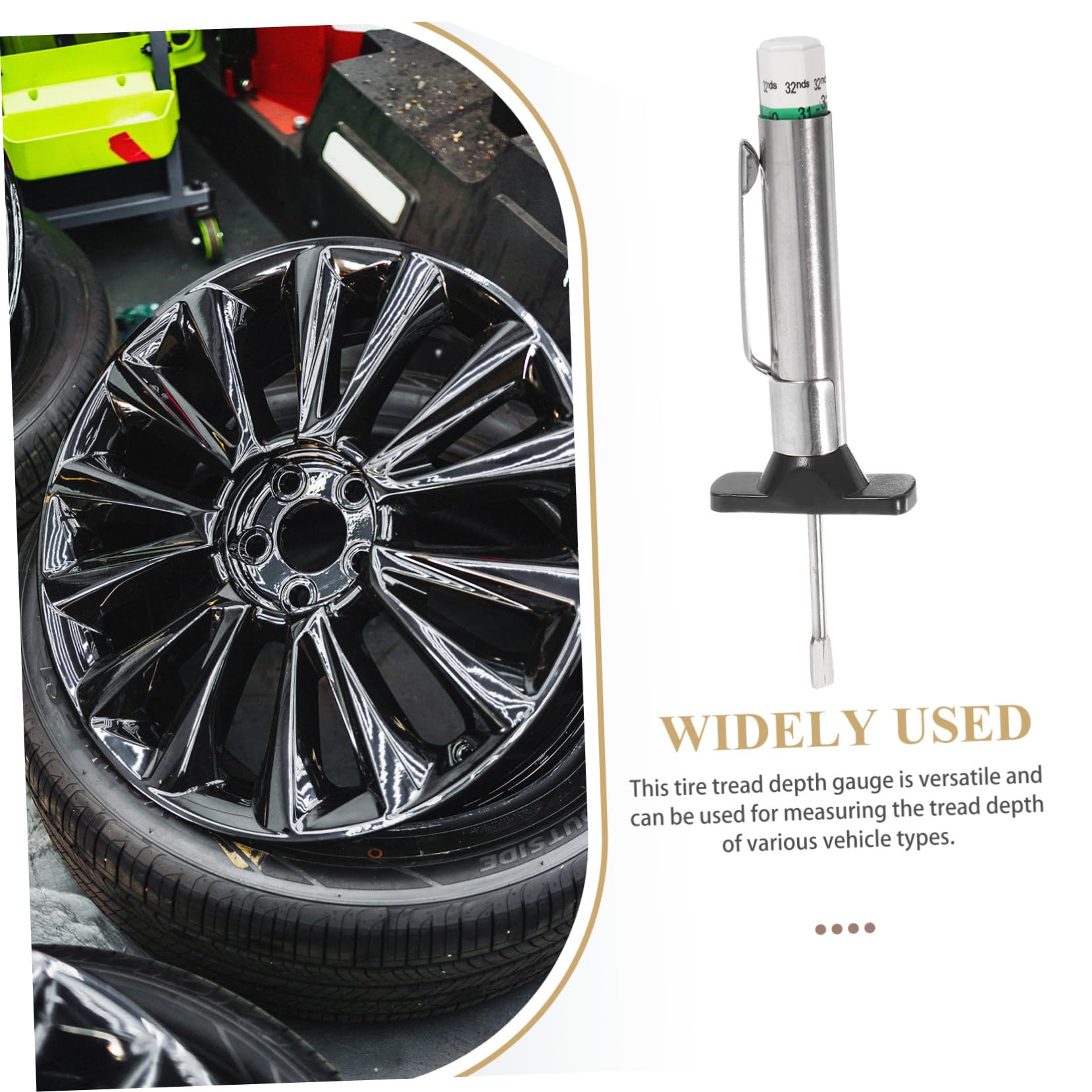 50stücke Teiliges Reifenprofiltiefenmesser Tragbares Messgerät Für Autoreifen Präzise Tread Depth Gauge Für Pkw Und Suv Langlebig Edelstahl