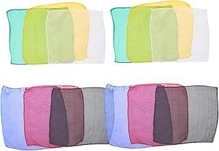 ifundom Accesorios Esenciales para Magos: 12 Pañuelos de Seda Fina para Magos Accesorios para Trucos de para Espectáculos Y Eventos