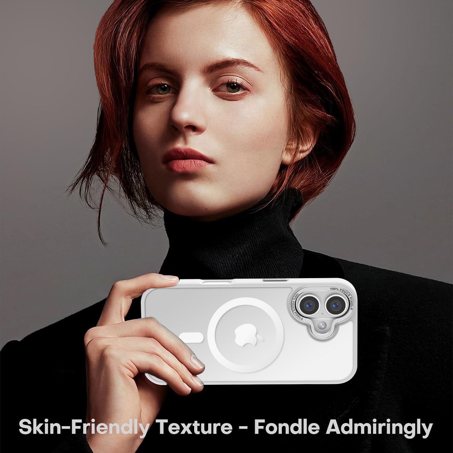 Newfuture Designed for iPhone 16 Case with Magnetic [13 FT Military Drop Protection] [Compatible with Magsafe] Slim Translucent Matte Shockproof with Anti-Fingerprint Phone Case, Frosted White - Image 7