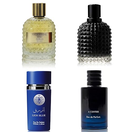 Miniatura 11 de Colonia para Hombres Incluye Set de Regalo de Perfume de 4 Paquetes Variados - 3.4 onzas líquidas cada uno Eau De Parfum Tabaco, Almizcle,