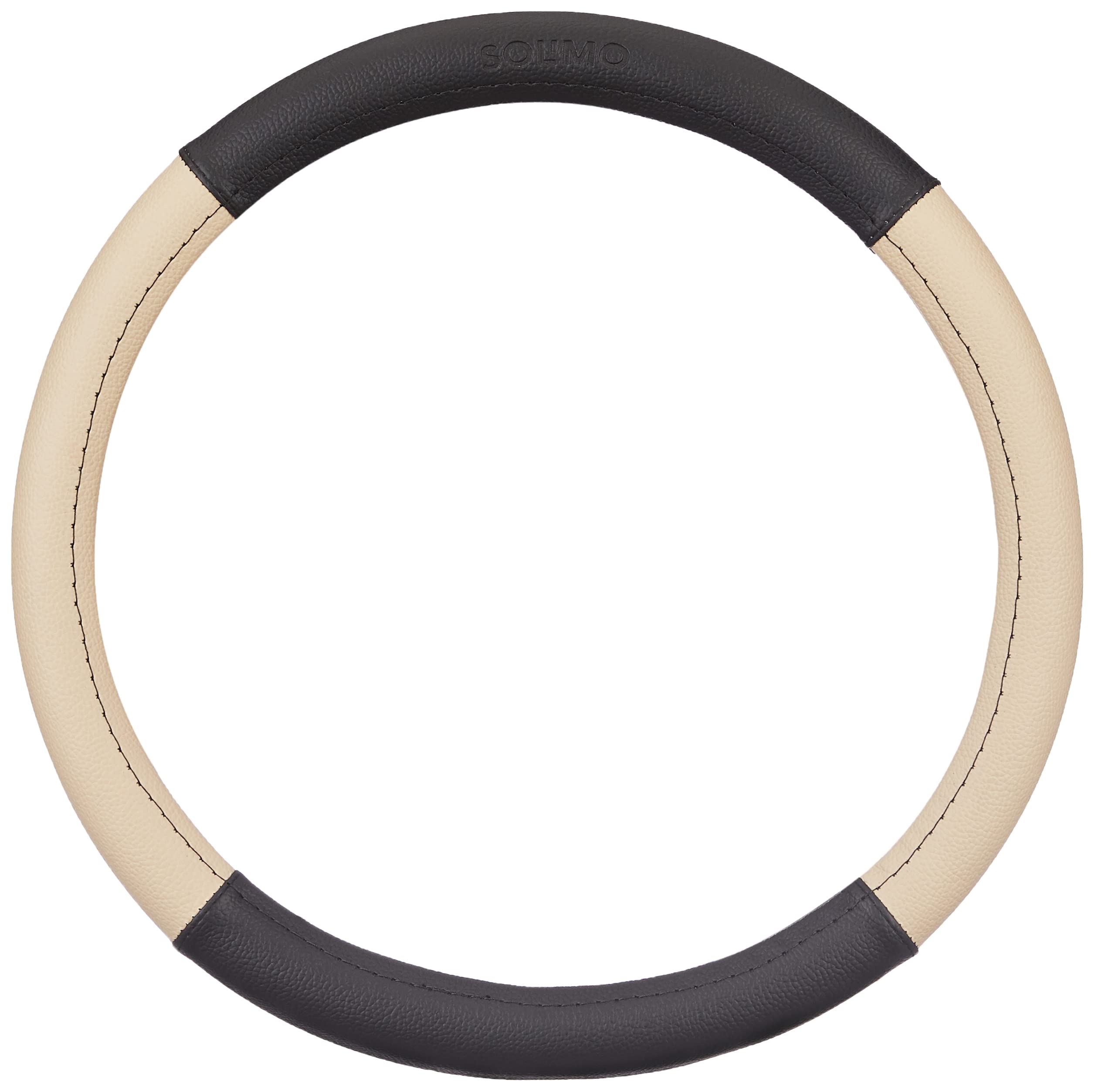 Amazon Brand - Solimo Faux Leather Steering Wheel Cover, Medium, Beige (B0BT1R1VYQ) Amazon Price History, Amazon Price Tracker