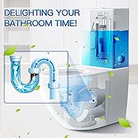 Vista 3 de Vacplus Automatic Toilet Bowl Cleaner Tablets, Drop-In Tank Cleaner for Bathroom, Prevent Stains & Deodorize, Long-Lasting Cleaning Tabs, Easy-Use
