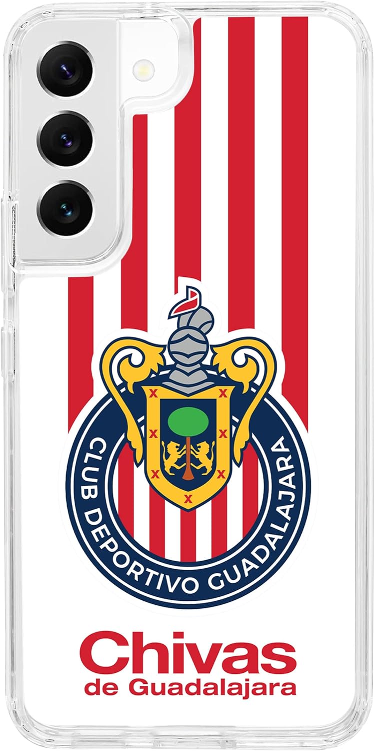 Affinity Bands Chivas De Guadalajara HD Phone Case Compatible with Samsung Galaxy S24 (Drop Stripe)