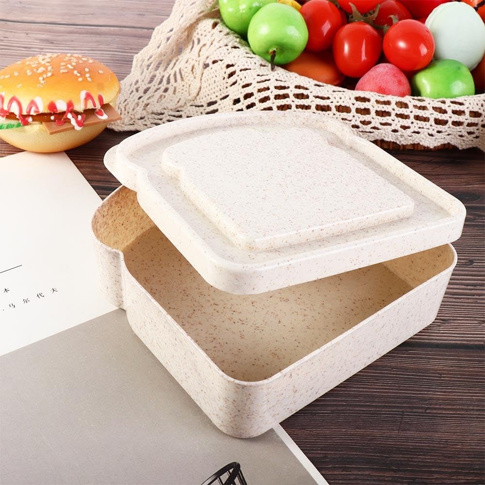 Cajas Sandwich Forma Tostada GothaBach - 4 Unidades, 14 Oz, Aptas Microondas