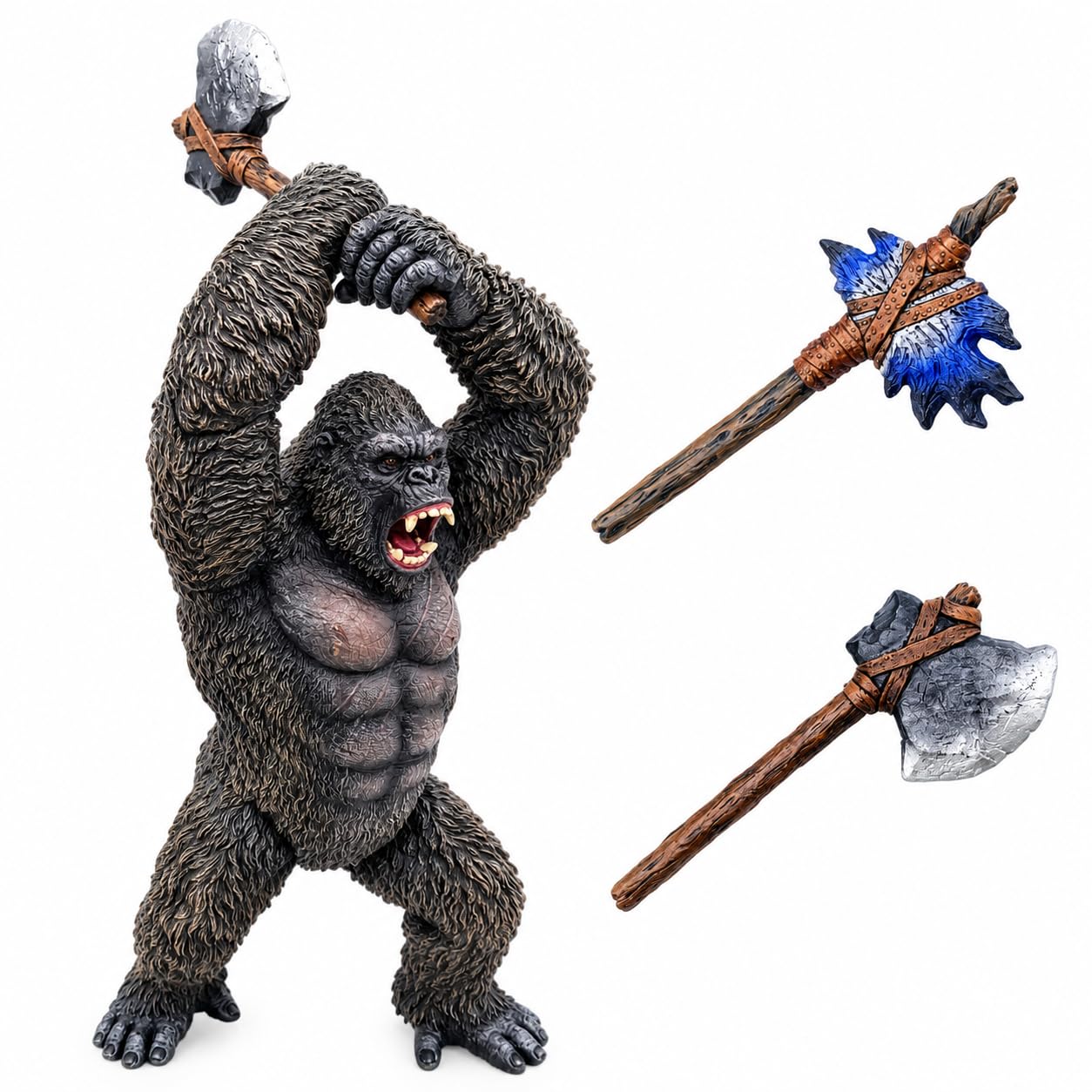 Amazon.com: Gemini&Genius Rampage Gorilla Action Figure with 2