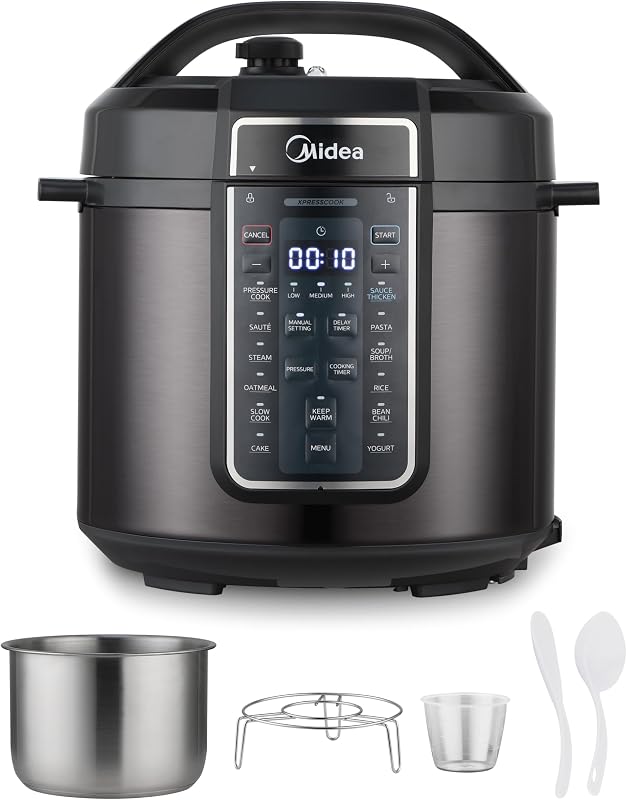 Midea 12-in-1 Electric Pressure Cooker vs Ninja PC201: Multi-Cooker Comparison