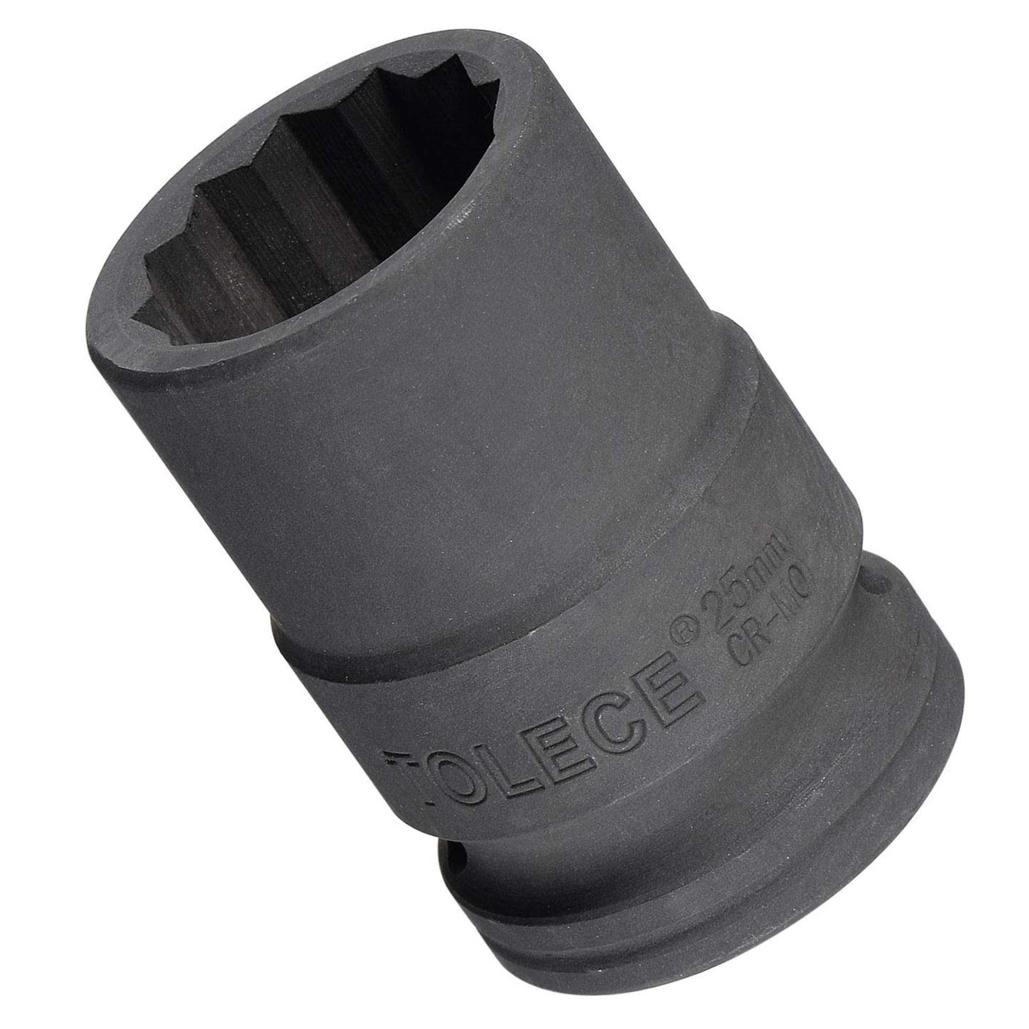 TA-VIGOR 12-Point Deep Impact Socket, 3/4-Inch Drive 25mm Metric Spindle Axle Nut Socket Driver Wrench