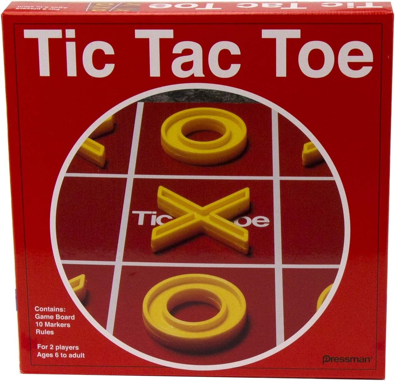 Pressman Tic Tac Toe - The Classic Game of X's and O's for 72 months to 180 months