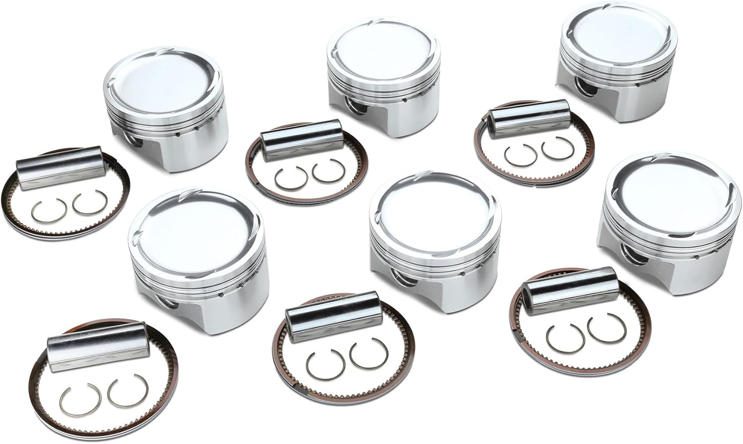 Tomei Forged Piston Kit Compatible With 2JZ-GTE 87.00mm CH30.00 3.4L By Tomei