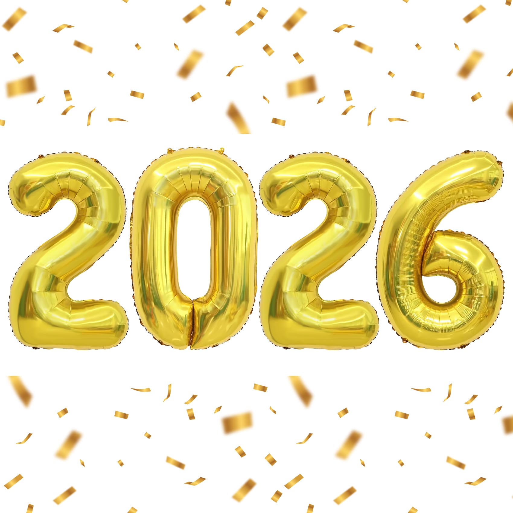 Photo 1 of 2026 Gold Balloons, 2026 Graduation Balloons, Number Balloon 40 Inch, Graduation Decorations Class of 2026 Prom Birthday Party Decorations 2026 New Years 2026 Balloon for New Years Eve