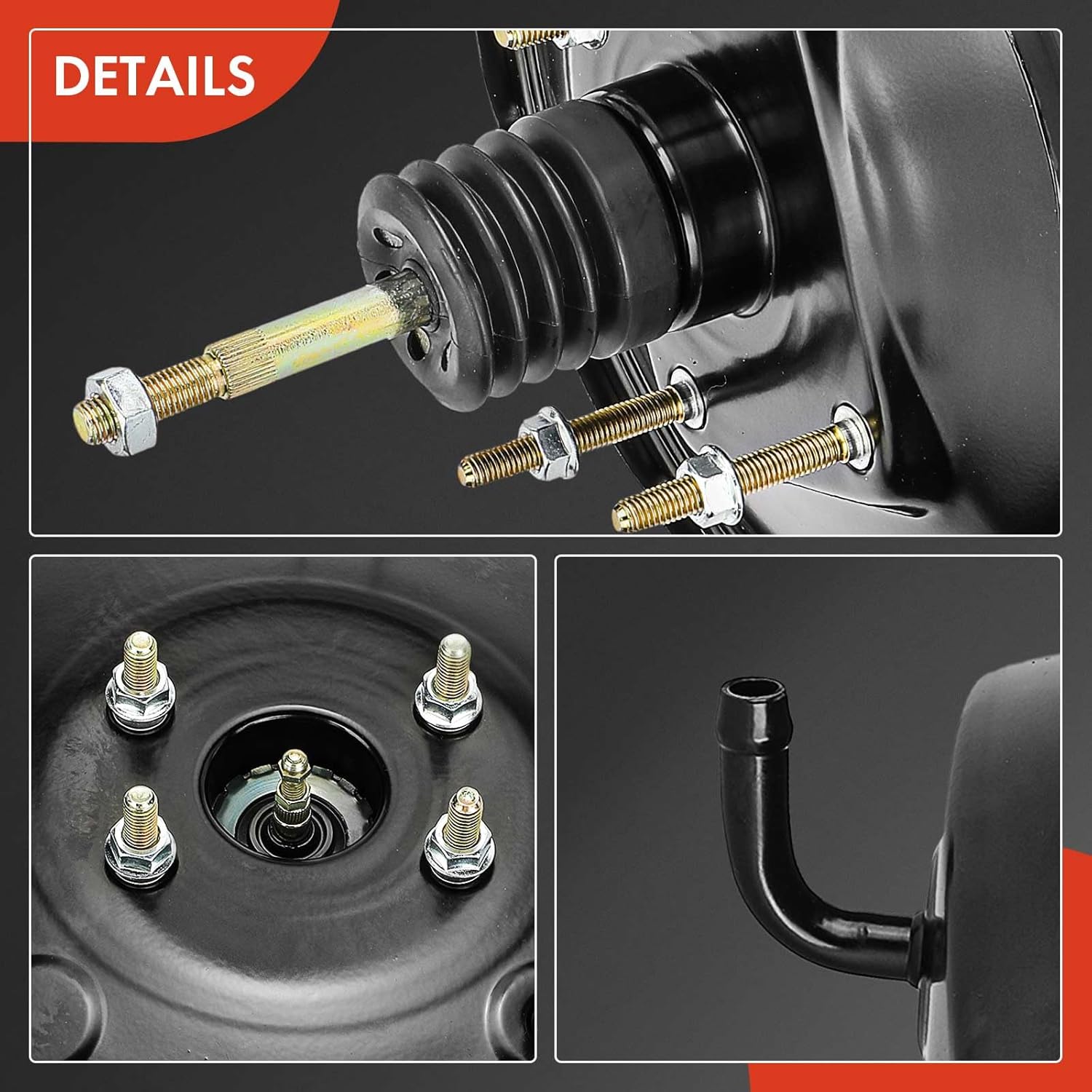 A-Premium Vacuum Power Brake Booster Compatible with Toyota Pickup 1984/1986-1988 2.4L 3.0L, RWD, Without Master Cylinder