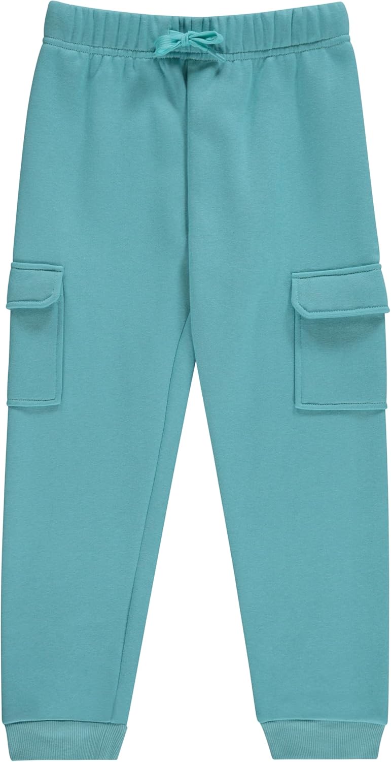 Girls Cotton Blend Jogger Pants Set Comfortable, Stylish, and Durable Pack of 3 with Drawstring - Image 4