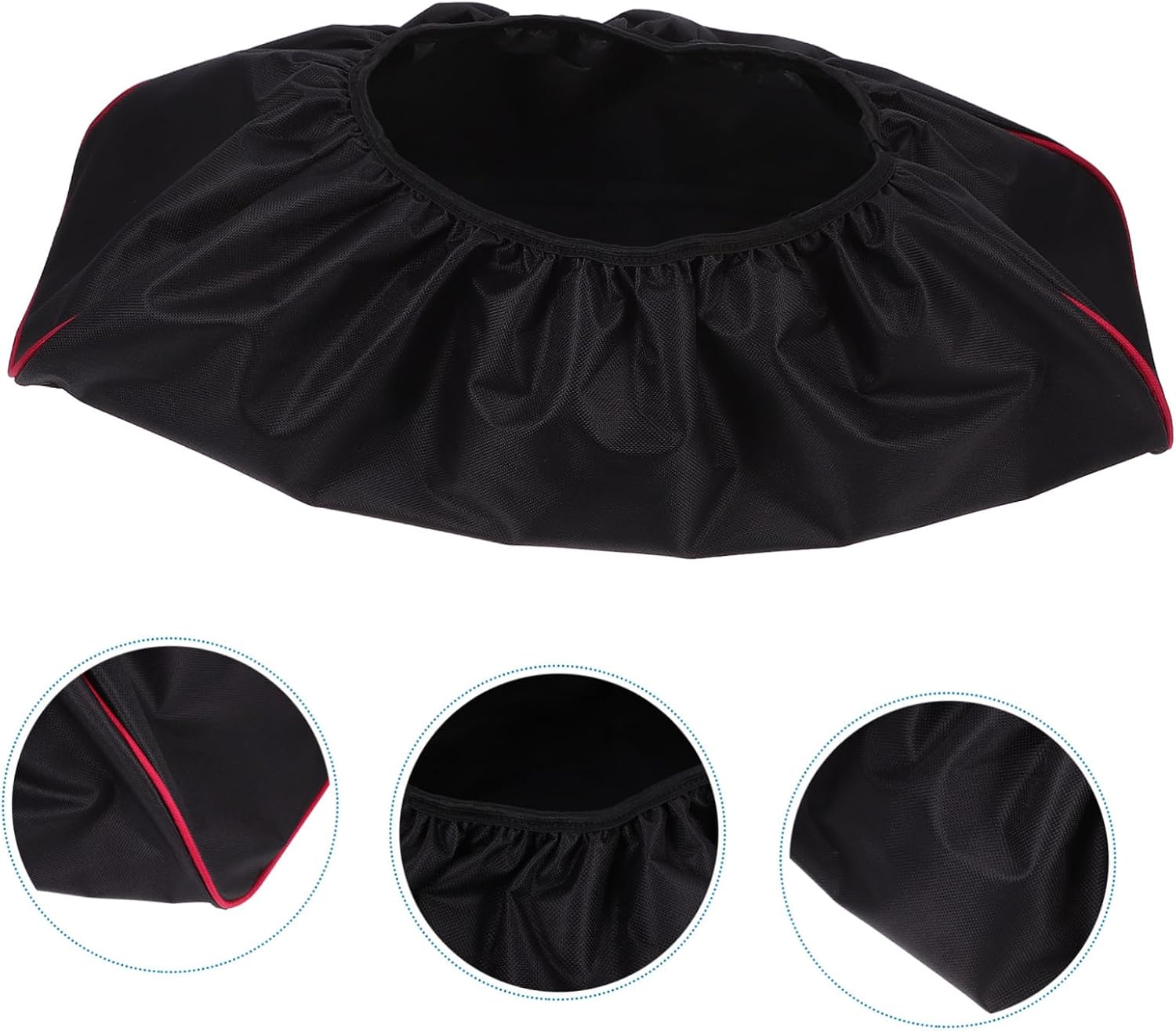 LIFKOME 17500lbs Auto Electric Winch Cover Oxford Black Tarp Dust Cover Heavy Duty Winch Shield Fit