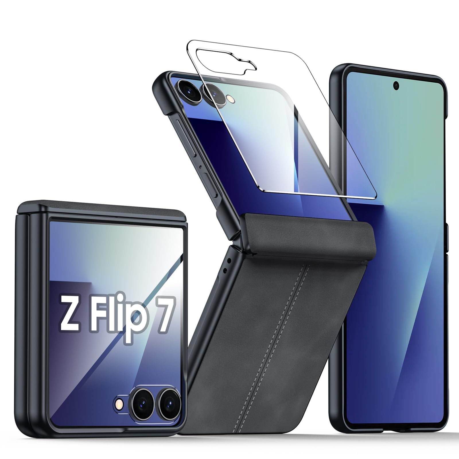 Amazon.com: BSNRM for Samsung Galaxy Z Flip 7 Case with Hinge