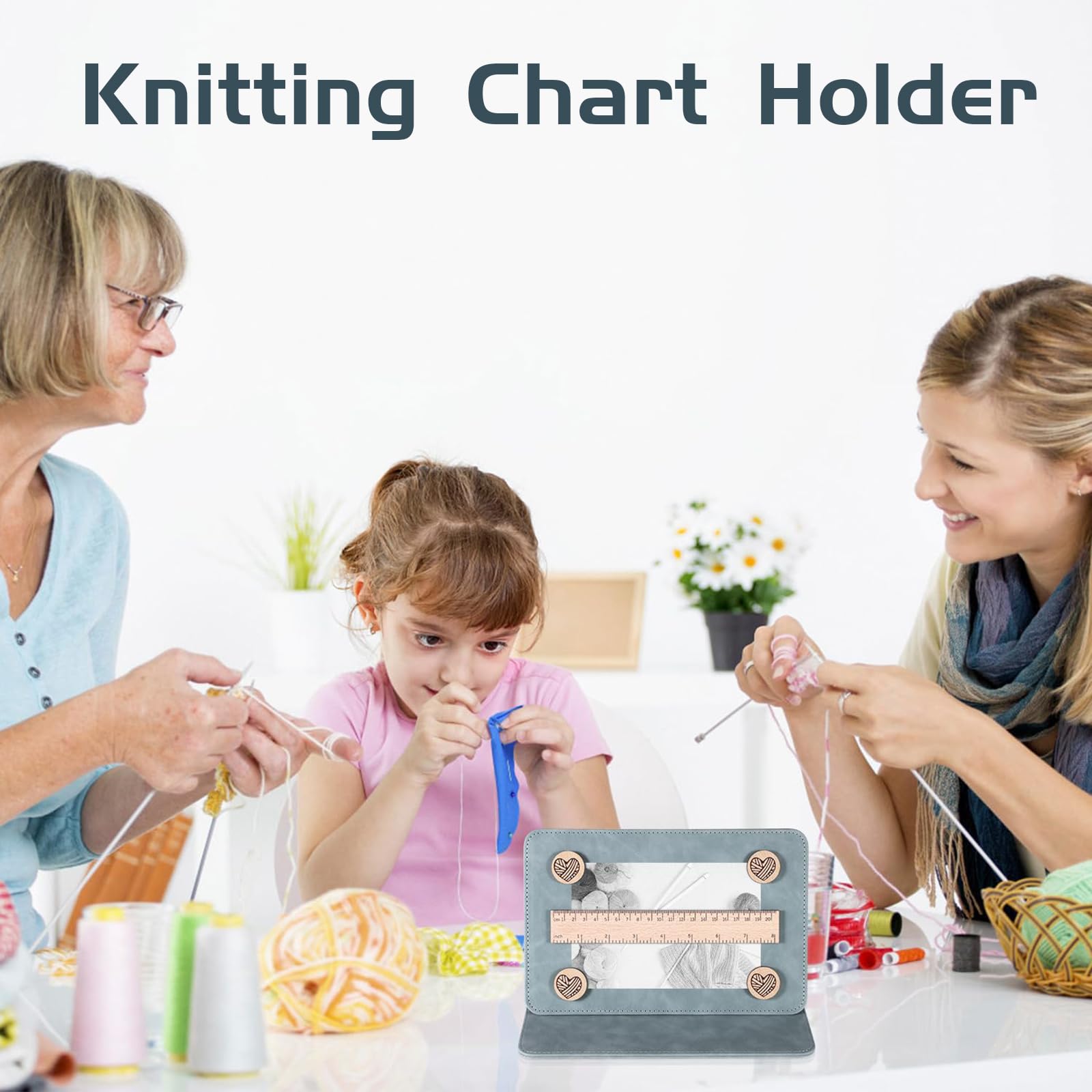 Pattern Keeper Chart Magnetic Pattern Holder Magnetic Crochet Pattern Holder, Folding ...