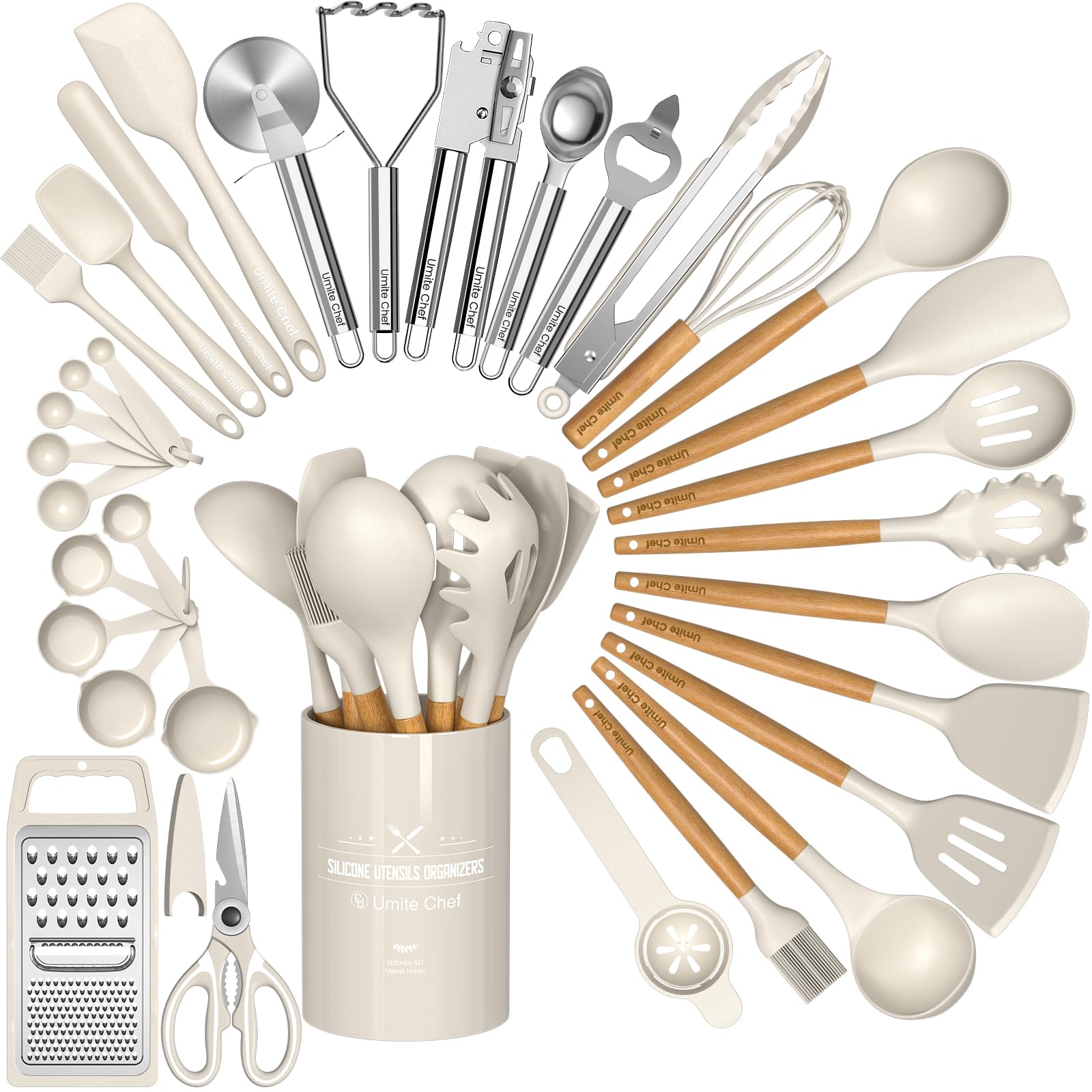Umite Chef Food Grade Thickened Silicone (Stainless Steel Core) K…