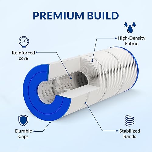 Miniatura 4 de Cartuchos de filtro de piscina CCP320 actualizados de 5 oz, compatibles con Pentair Clean & Clear Plus 320 (#160340), reemplaza OEM 178580, R173573