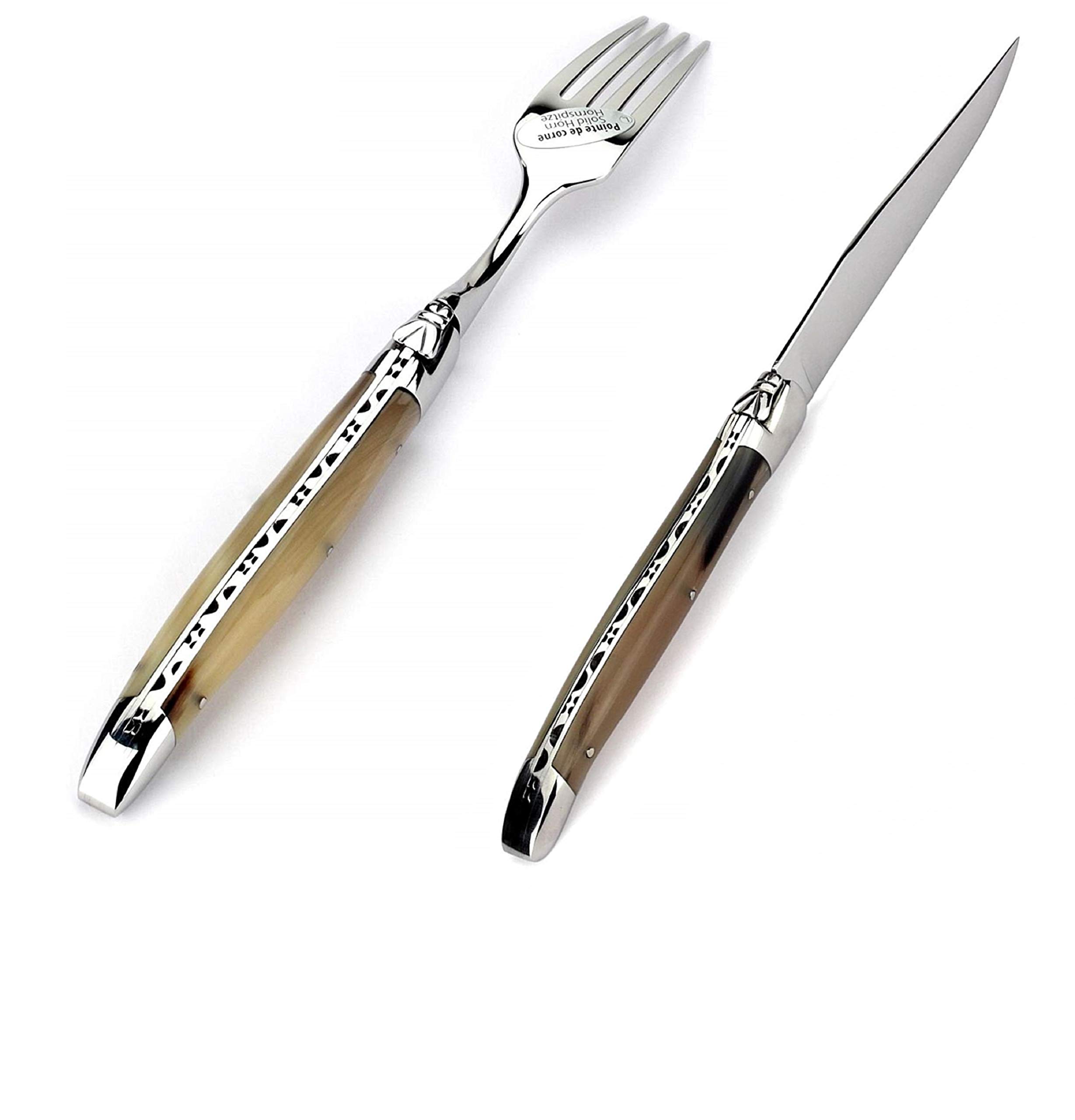 Amazon.co.jp: Laguiole en Aubrac ハンドメイド フォーク4本 ナイフ4 