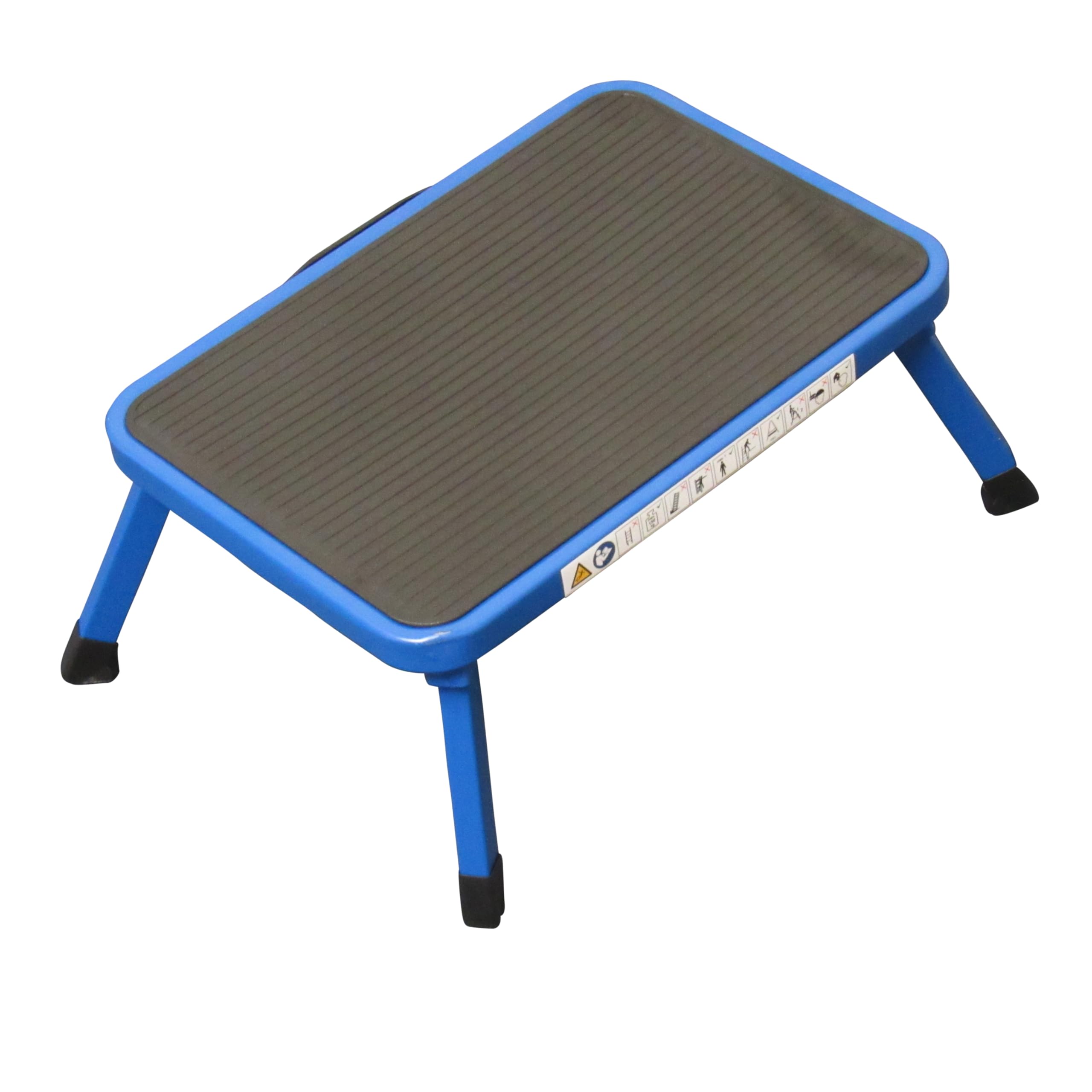 Single Folding Step Stool (Non Slip Caravan Platform Foldable Choice of Colours)