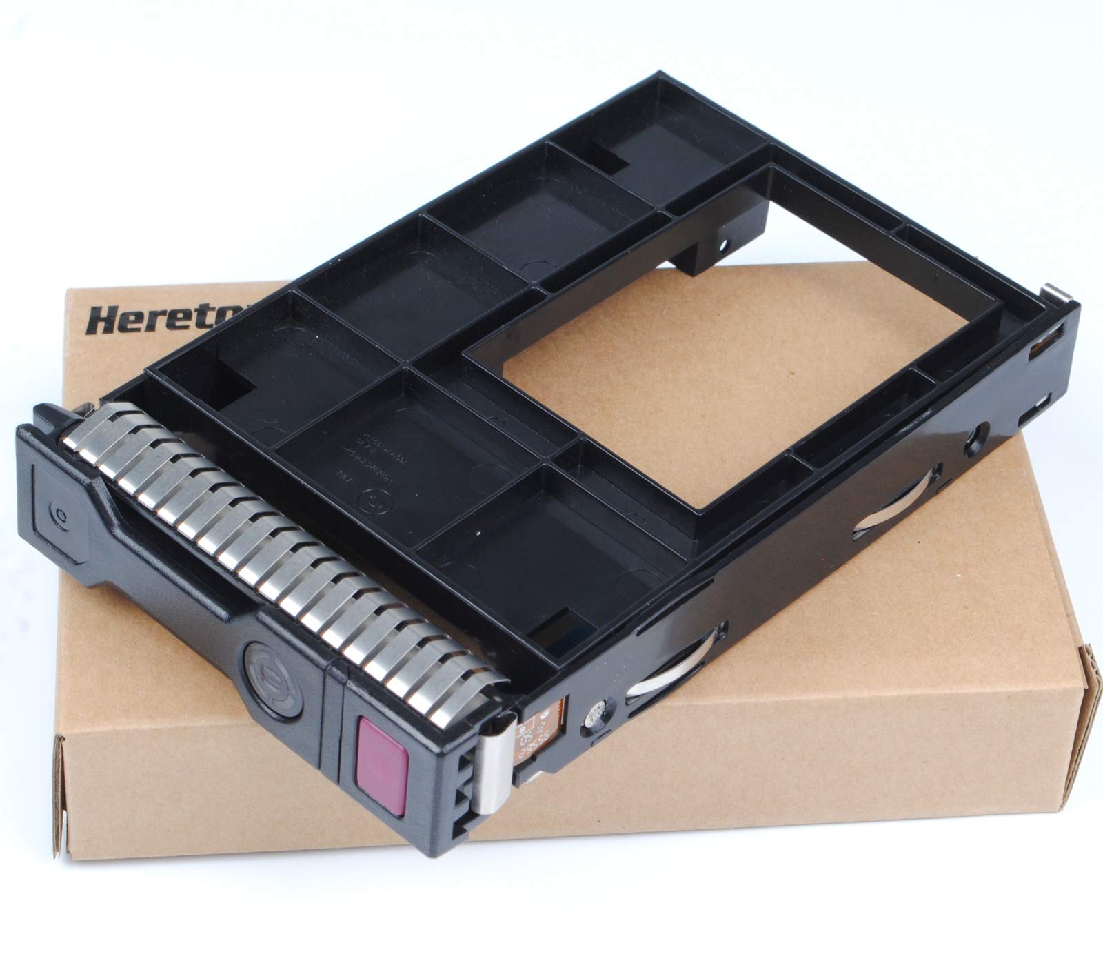 651314-001 3.5" Bandeja de Disco Duro Caddie Caddy Tray con 661914-001 2.5" a 3.5" SAS SATA Adaptador Converter para Servidor HP G8 Gen8 G9 Gen9